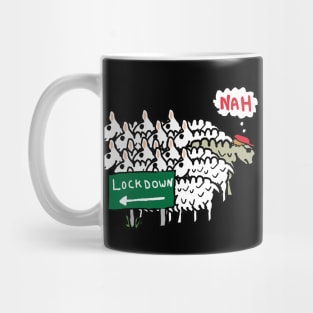 Anti Lockdown Sheep Mug